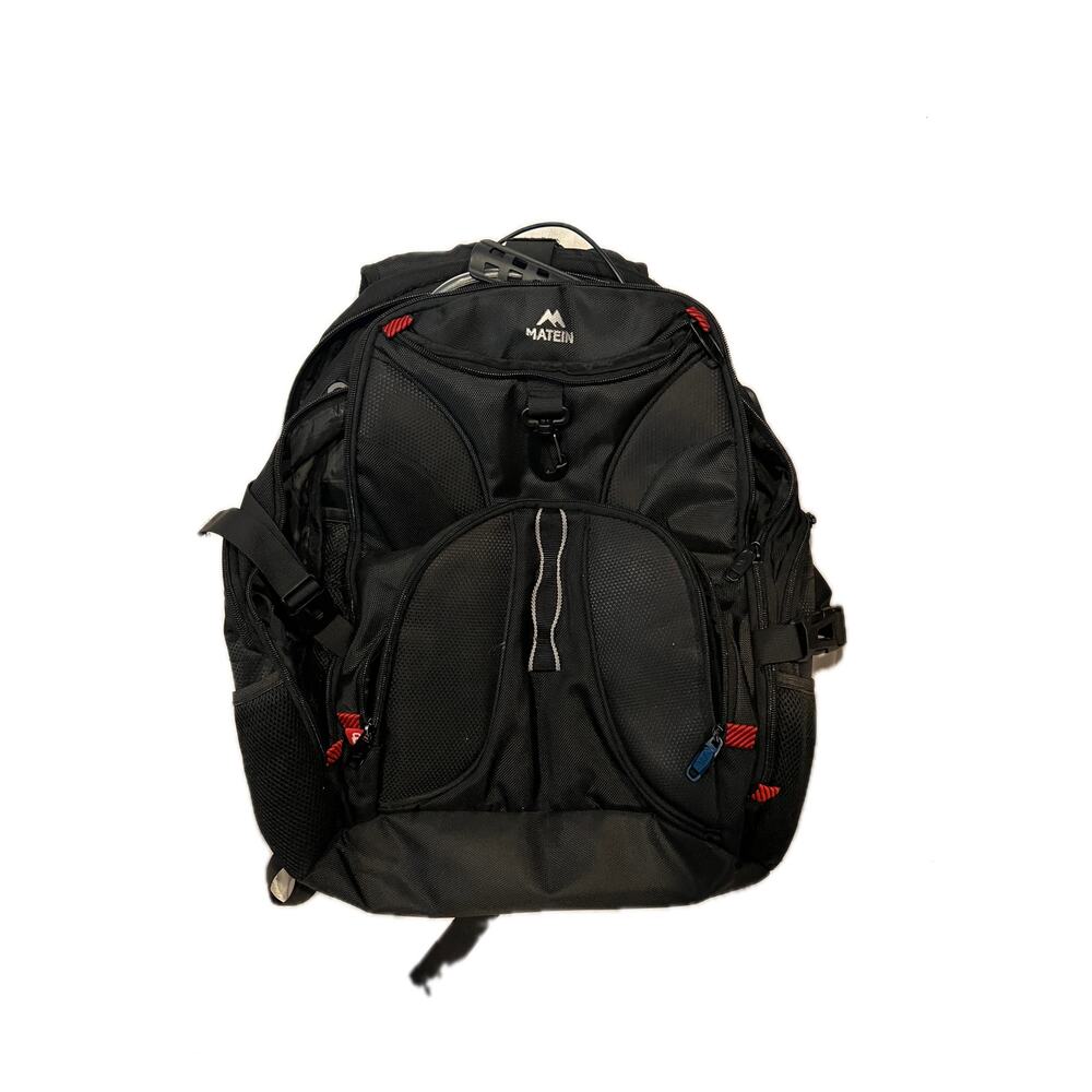 Matein Travelers Black Padded Backpack